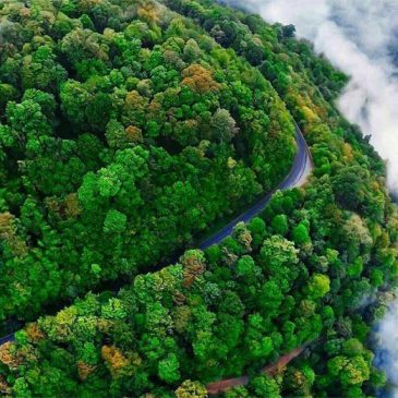 جاده زیبای اسالم به خلخال