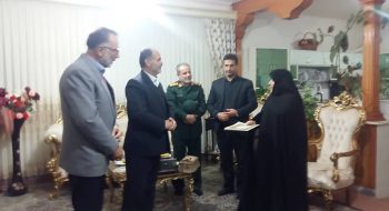 تجلیل شهردار خلخال از خانواده معظم شهدا