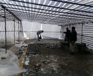 ادامه عملیات پیاده راه خیابان کارگر جنوبی