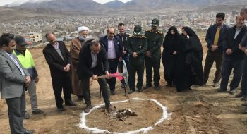 بوستان شهدا در خلخال  کلنگ زنی شد