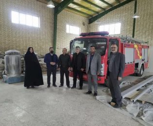 بازدید اعضای شورای اسلامی شهر خلخال وشهردار خلخال از محل استقرار