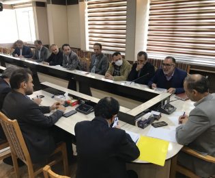 جلسه بررسی مقابله با ساخت و ساز های غیر مجاز در فرمانداری خلخال