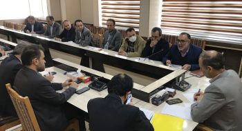 جلسه بررسی مقابله با ساخت و ساز های غیر مجاز در فرمانداری خلخال