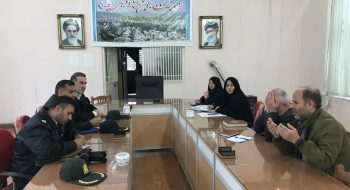 جلسه بررسی واگذاری زمین به کلانتری 11 شهری خلخال  در شورای شهر خلخال