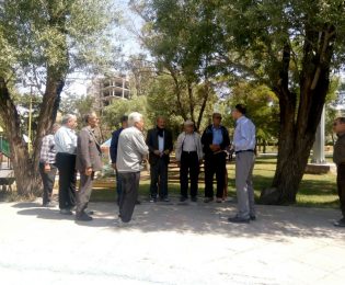 بازدید شهردار خلخال از پارک چمران خلخال