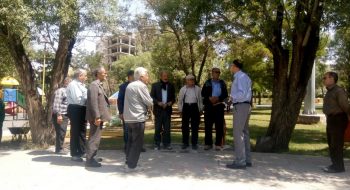 بازدید شهردار خلخال از پارک چمران خلخال