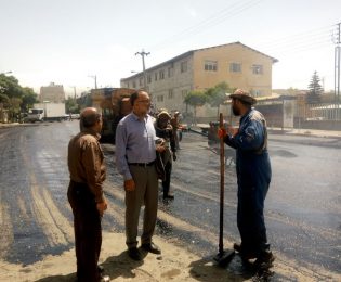 بازدید شهردار خلخال از اسفالت معابر شهر خلخال