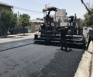 آغاز عملیات آسفالت خیابان کارگر شمالی شهر خلخال